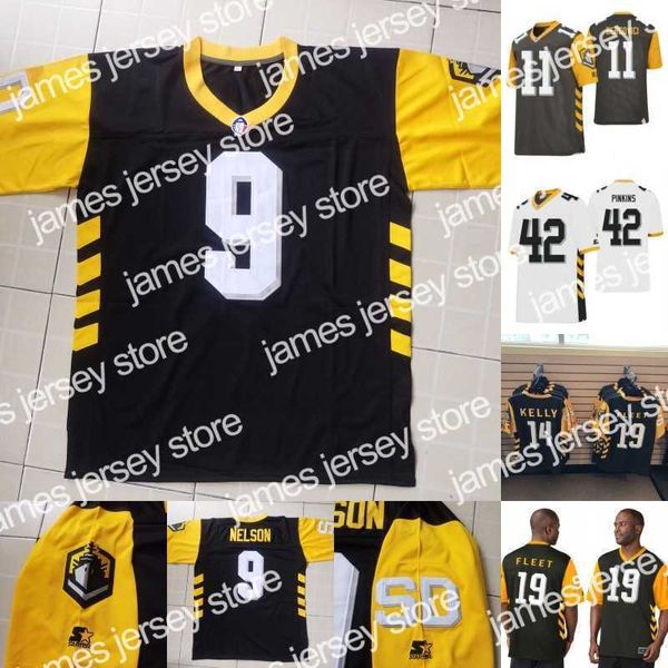 American College Football Wear Mens San Diego Fleet Jersey 11 Mike Bercovici 4 Alex Ross 8 Alek Torgersen 39 Terrell Watson 20 Bishop Sankey 67 Beau Nunn Alliance of