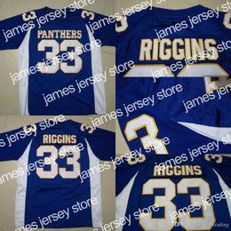 Ropa de fútbol americano universitario Camisetas de películas Luces del viernes por la noche Tim Riggins 33 Dillon Camiseta de fútbol de la escuela secundaria Jersey cosido Hombres