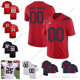 American College Football Wear NCAA Arizona Wildcats College Football Maillots Rhett Rodriguez Jersey Jamarye Joiner Gary Brightwell Nathan Tilford Bryce Wolma Cu