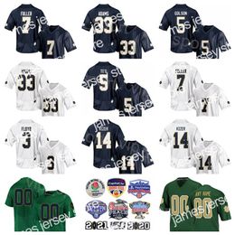 American College Football Wear NCAA College Football Fighting Irish 33 Josh Adams Jersey 14 DeShone Kizer 5 Manti Teo 5 Everett Golson 7 Will Fuller V 3 Michael Floyd