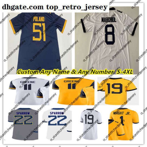 Ropa de fútbol americano universitario Camisetas de fútbol americano universitario de la NCAA JT Daniels CJ Donaldson Tony Mathis Jr. Bryce Ford-Wheaton Sam James Mike O'Laughlin Kaden Prather Lee