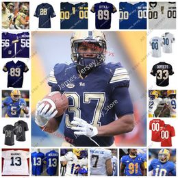 American College Football Wear NCAA Custom Pittsburgh Panthers Pitt Stitched Football Jersey 91 Patrick Jones II 97 Jabaal Sheard 7 Tom Savage 87 Rickey Jackson 24 Ja