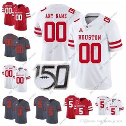 American College Football Wear NCAA Houston Cougars College voetbalshirts Marquez Stevenson Jersey Keith Corbin David Anenih Payton Turner Christian Trahan Cu