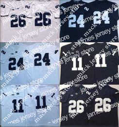 American College Football Wear NCAA Penn State Nittany Lions College 26 Saquon Barkley 9 Trace McSorley 11 Micah Parsons 24 mijl Sanders