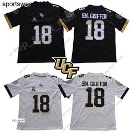 American College Football Wear NCAA University of Central Florida Shaquem Griffin Jersey Men Football Black White UCF Knights College Jerseys AAC gestikte kwaliteit