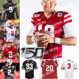 American College Football Wear Nebraska Cornhuskers voetbalshirt Casey Thompson Anthony Grant Trey Palmer Ajay Allen Nate Boerircher Chancellor Brewington N