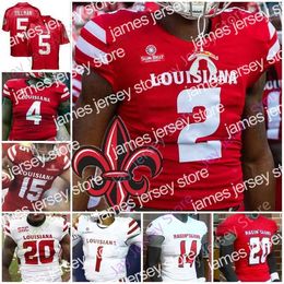 American College Football Wear Nik1 Louisiana Ragin 'Cajuns voetbaljersey NCAA College Charles Tillman Levi Lewis Trey Ragas Elia Mitchell Peter LeBlanc Willi