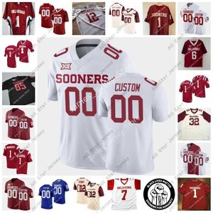 American College Football Wear Oklahoma OU College Stitched Football Jersey 70 Brey Walker 20 Clayton Smith Billy Bowman Key Lawrence Tre Bradford Jeremiah Criddel