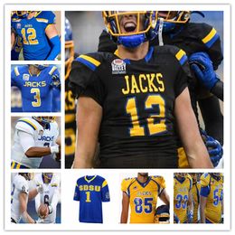 American College Football Wear South Dakota State Jackrabbits SDSU JACKS Maillots de football universitaire Mark Gronowski Isaiah Davis Amar Johnson Josh Buri Jaxon Janke Ja