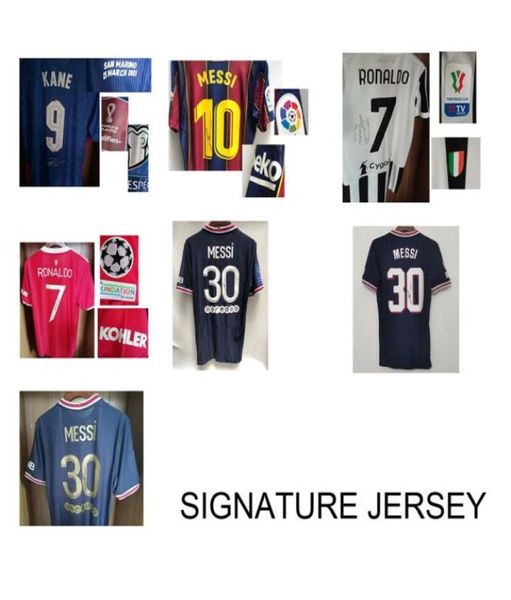 American College Football Wear Superstar Signature Jersey Player Issue Imprimé Signé Costume de football Shirt9298840