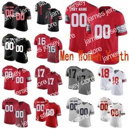 American College Football Wear Thr NCAA College Jerseys Ohio State Buckeyes 9 Johnny Utah 32 Jack Tatum 36 Chris Spielman 33 Master Teague III 97 Nick Bosa Custom Footb