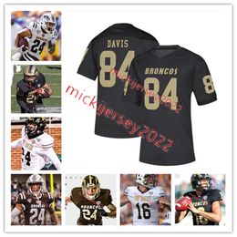 American College Football Wear Western Michigan Jersey Custom Stitched Mens Jack Taylor Aaron Wofford Corvin Moment Kentrell Beck Stone Hollenbach Western Michig