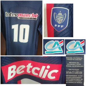 American College Wear 2023 Coupe De France Jersey French League Cup Costume de football Match Worn Player Issue Shirts