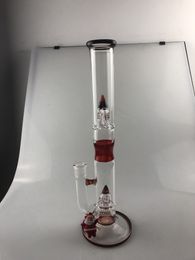 Waterpijpen,bong,18 mm joint,16 inch,rood