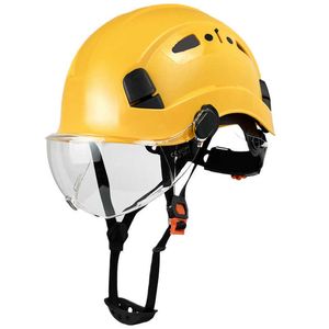Casque de sécurité de Construction américain avec visière pour lunettes d'ingénieur casque de sécurité ABS respirant casquette de travail industrielle ANSI hommes