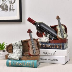 Américain créatif étagère à vin rouge décorations pour la maison ornements style rural salon armoire à vin présentoir à vin présentoir rack302x