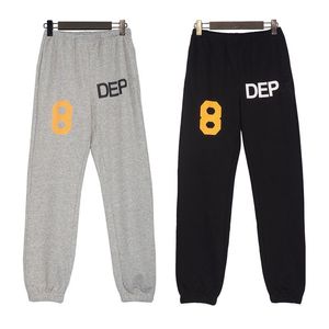 American Designer Galler High Street Digital Number 8 Gedrukt Logo Zietbroek Casual losse broek Joggers broek voor mannenafdeling