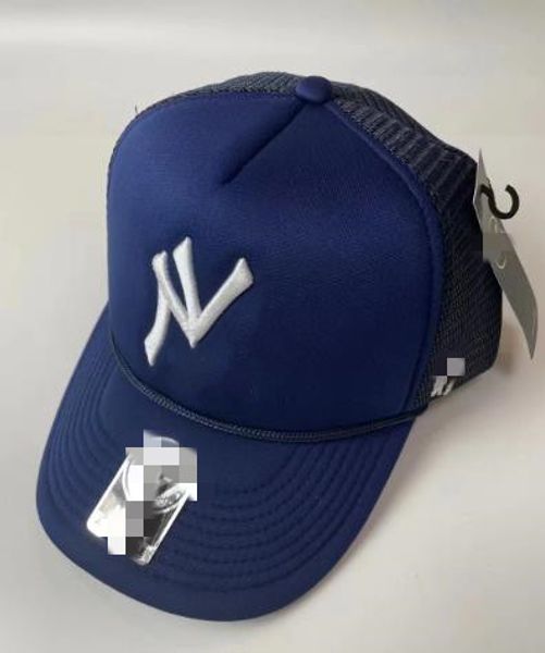 Logotipo bordado americano, marca de moda, novedad de verano, sombrero para el sol, gorra de camionero, sombreros para el sol para hombres y mujeres, venta al por mayor