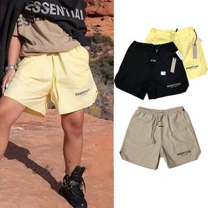 Short extensible réfléchissant américain essenti sports Short à cinq points FOG Fgar Of God pour homme Pantalon décontracté de plage Pantalon de fitness réfléchissant pour le basket-ball