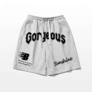 Amerikaans modemerk Hiphop bedrukte basketbalshorts voor heren zomerstraat hiphopsport, student casual vijfdelige broek