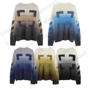 Moda americana Hombre Mujer Suéteres Diseñador Moda Calidez Suéter de lana 1: 1 Flecha Impresión gráfica Calle de alta calidad Prendas de punto casuales Abrigo de lana Tops