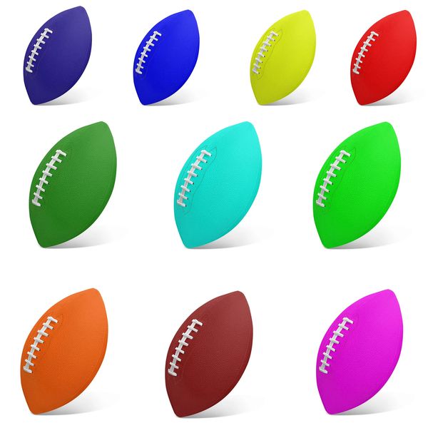 Football américain Rugby personnaliser n'importe quel motif Po nom texte cuir caoutchouc caoutchouc adulte jeunesse jeu balle antidérapant 240112