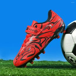 American Football Shoes 2024 Teenagers Soccer Anti-Slip Turf tacos zapatillas de desgaste al aire libre