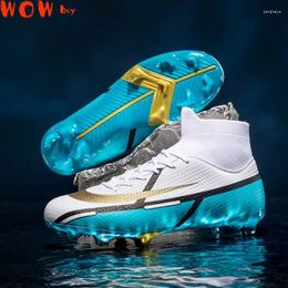 American Football Shoes 2024 Ultralight Soccer Outdoor Long Spikes Boys Training Boots Kids sin deslizamiento de zapatillas de zapatillas