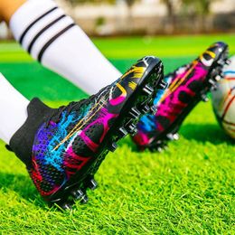 American Football Shoes Boys High Top met Broken Nails Fashionable Boys 'Artificial Grass Training Sports