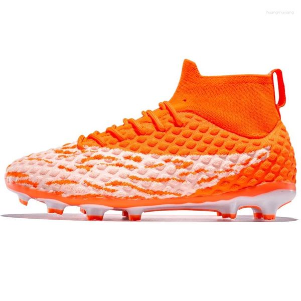 American Football Shoes High Top Long Spike Men's Soccer Training Outdoor Sports Sneakers Society Bot