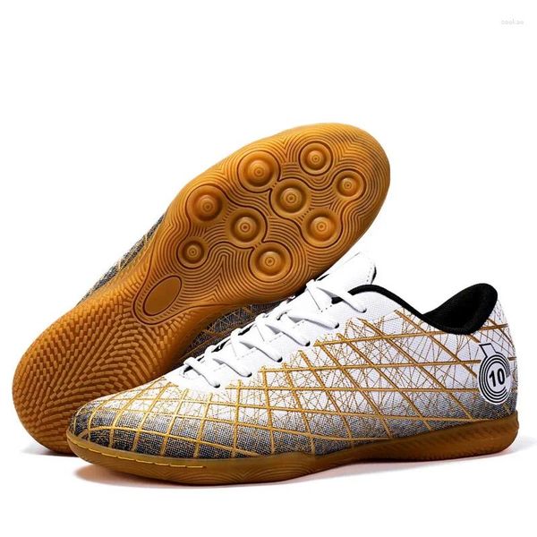 Chaussures de football américain Bottes de football intérieure Sol en caoutchouc de caoutchouc non glissade