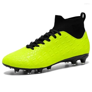 American Football Shoes Heren Boots High Top voetbal Professioneel veld Anti-Skid Kinderen Outdoor Training Cleats 2024