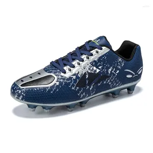 Zapatos de fútbol americano para hombre, botas de fútbol atléticas de cuero para niños, zapatillas deportivas de entrenamiento de alta calidad