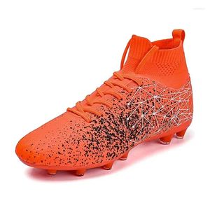 Chaussures de football américain Soccer pour hommes High Ankle Boots Cleats Training Training Sneakers 688-3