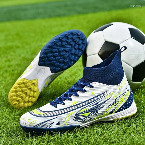 Chaussures de football américain Soccer Men Quality Boots Boots Tableaux Adolescents Formation de baskets Unisexe Light Sneakers