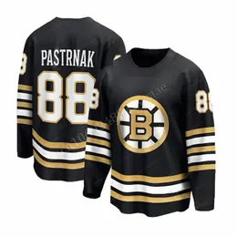 Jersey de hockey américain Bost City Femmes Hommes Lg Pull à capuche Sweat-shirt BruinsS Pastrnak 100e anniversaire G2bi #
