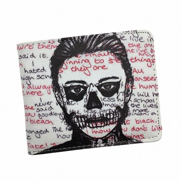 American Horror Story Carto Willet Moned Pocket Pocket Photo Photo Boys and Girls Short Wallets Q9PJ#