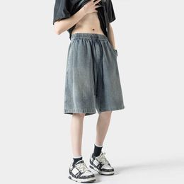 American Jacquard Denim Shorts pour hommes et femmes Summer High Street Ruffian Handsome Brand Sports Pantal