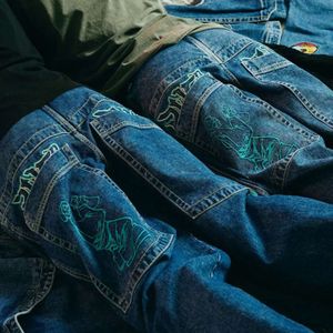 JNCO – jean brodé américain Vintage Y2k, vêtements de rue, Punk, tendance, Style Haruku, pantalon de vadrouille décontracté à jambes larges, nouvelle collection