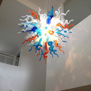 American LED Chandelier Pendant Light Multi Color Lamp Art Decoration Hanging Lamps Kitchen Fixtures Dining Living Room