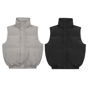 Veste bouffante de créateur américain pour hommes, gilet bouffant sans manches en coton, noir, surdimensionné, Essen Xl