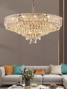 Amerikaanse moderne gouden kristallen hanglampen Europese luxe hangende lampen thuis binnen wonen eetkamer slaapkamer glans lamparas luminaria droplight kunst decor