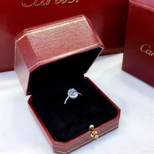 Amerikaanse Mossan steen diamanten ring vrouw 18K gouden ring Mossan diamant vrouw voorgesteld om echte diamant naakte stone3039 te importeren