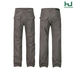 Diseño de nicho estadounidense con múltiples bolsillos, ropa de trabajo, pantalones casuales, pantalones versátiles versátiles de piernas sueltas para hombres y mujeres