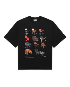 American Retro Niche classique Tshirt imprimé intéressant Femmes Y2K Harajuku Couple de mode Loose Tops surdimensionnés 240315