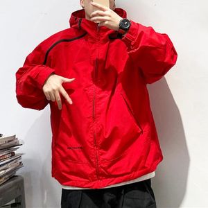 Veste Cargo à capuche pour hommes, Streetwear américain, mode Hip Hop, vêtements japonais Harajuku décontractés, vestes de randonnée, manteau coréen