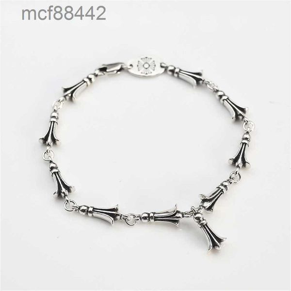 American Style Trendy Classic Su Flower Tail Fishbone Wave Bracelet Luxury Luxury Simple and Niche Design for Couples
