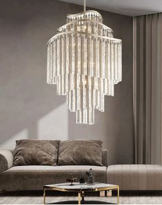 Glands américains lustres en cristal luminaires lustre classique romantique européen lampe à LED hôtel villa maison éclairage intérieur chambre salon droplight