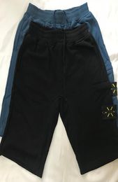 American Top Material Beach Shorts para hombres Retro Retro Sports Pants de algodón Azul Azul Bordado de la calle Bordado de verano Explosiones Five Tro5513157