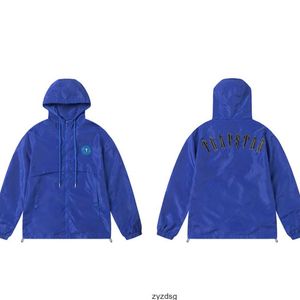 American Trendy Trapstar Spring and Automn Mens Hooded Veste Broidered Assauted Veste Casual Wind Breaker